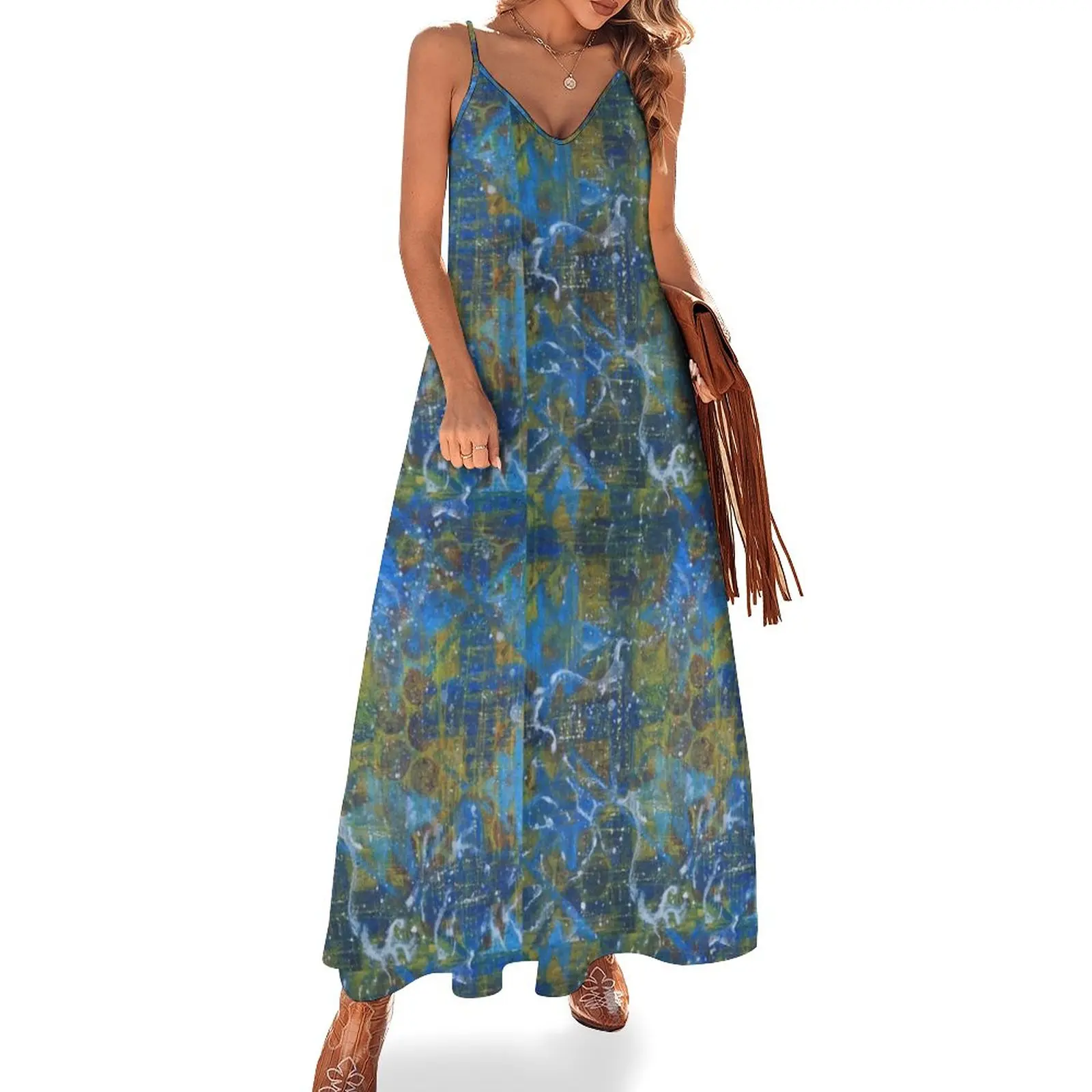 

Smokey Layers Sleeveless Dress elegant and pretty women's dresses women's summer dress 2024 summer clothes for women