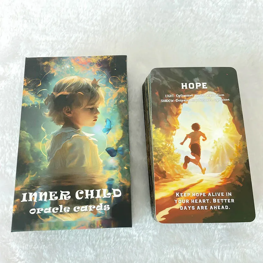 Inner Child Oracle Cards, Tarot Cards, Inner Healing, 12x7cm Tarot Deck, 56-Cards 5