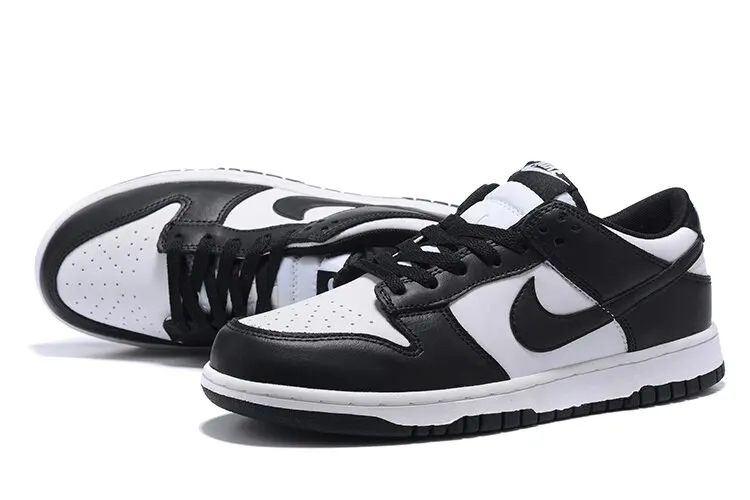 靴 27cm NIKE SB DUNK LOW PRO BLACK WHITE Nike SB Dunk Low Pro Black - White - Gum Light Brown – Black