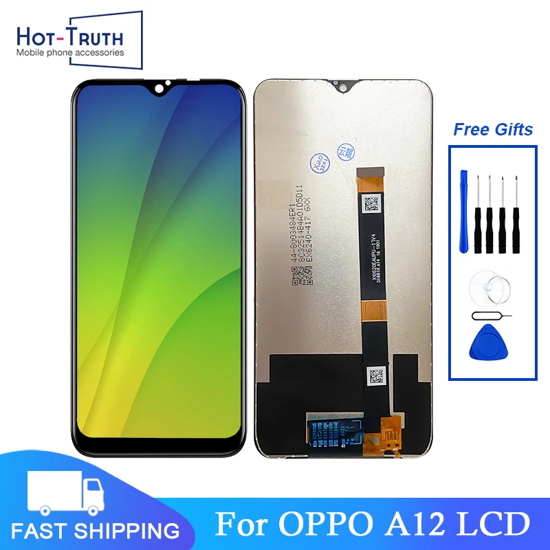 

6.22'' LCD For OPPO A12 Display CPH2083 CPH2077 Touch Screen Digitizer Assembly Pantalla Replacement With Tools 100% Tested