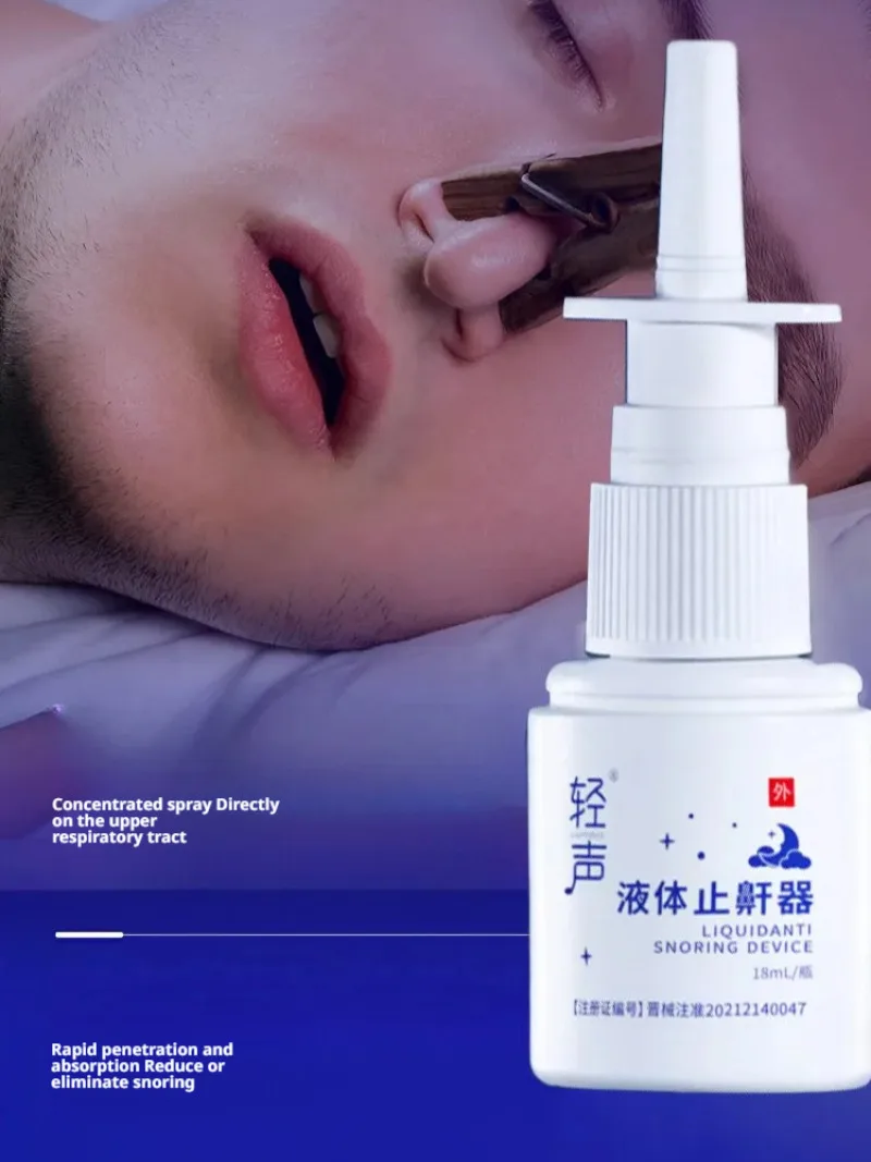 Sleep liquid device snoring prevention spray gentle spray liquid snoring stop sleep aid unisex