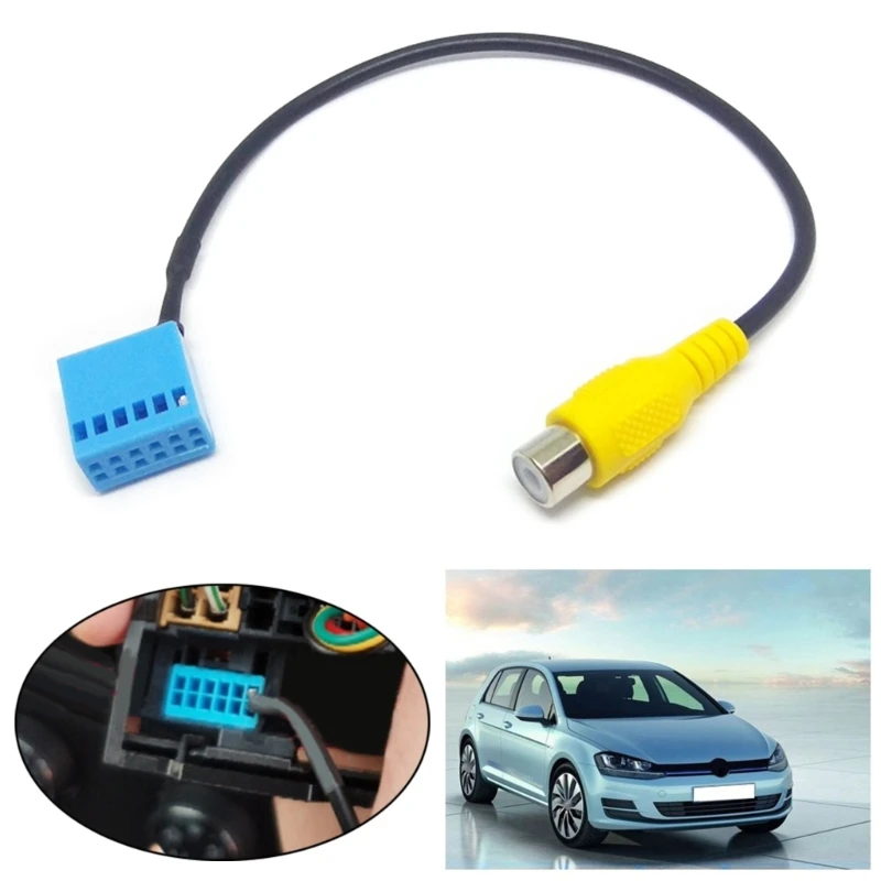 

Vehicle Rear Reversing Camera Adapter Cable MIB RCA Line for Vedio Connection