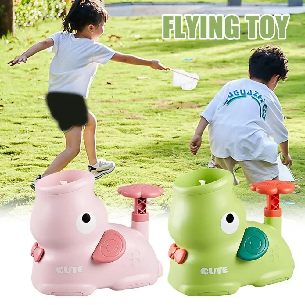

Flying Saucer Training Sports Toys Kids Flying Disc Sensory Toys Air Rocket Launcher Toy Kids Foot Launcher Toy