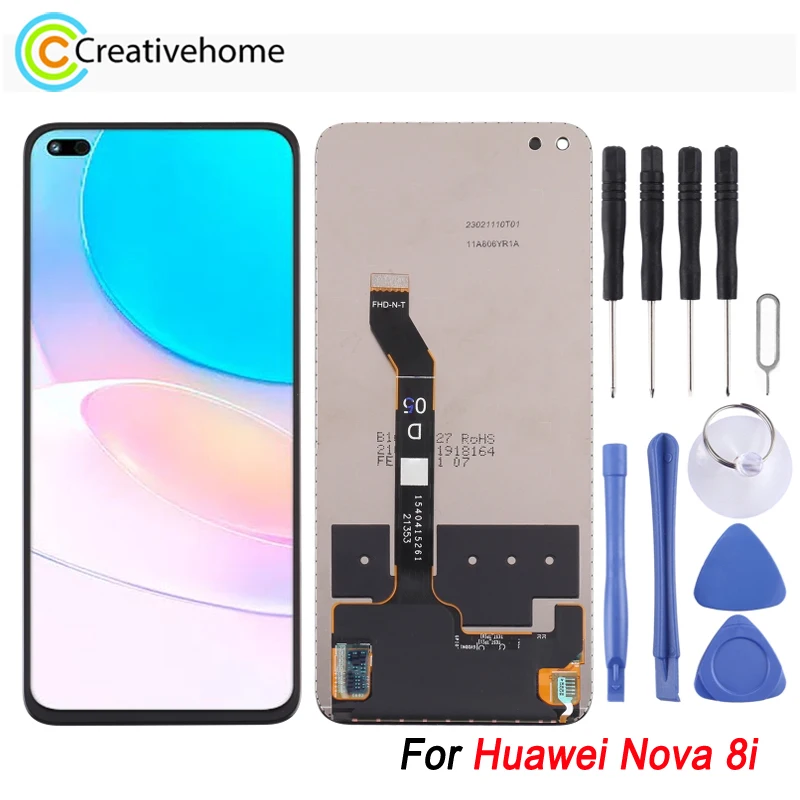 

Original LCD Screen For Huawei Nova 8i Phone Display Touch Screen and Digitizer Full Assembly Replacement