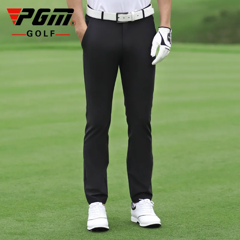 PGM pantalones de Golf hombre, ropa deportiva ajustada, elástica, transpirable, larga, traje de gimnasio, ropa de golf| - AliExpress