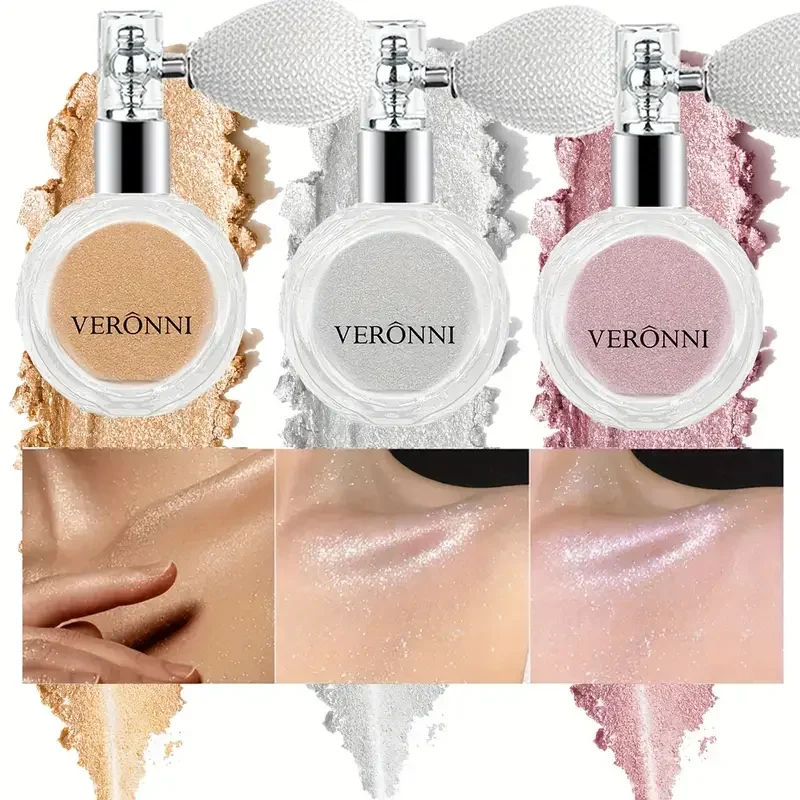 Diamond High Gloss Shimmering Spray Powder Highlight Powder Makeup Suitable for Face Body Skin Hair Clothes Cosmetics Makeup 2