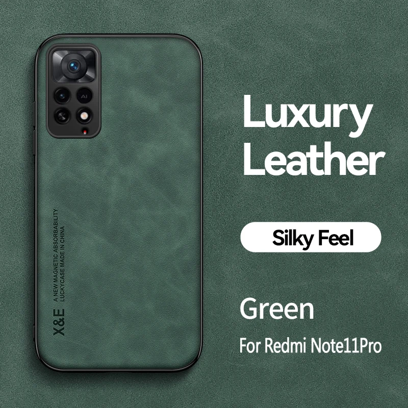 Magnetic Sheepskin Luxury Leather Phone Case Cover