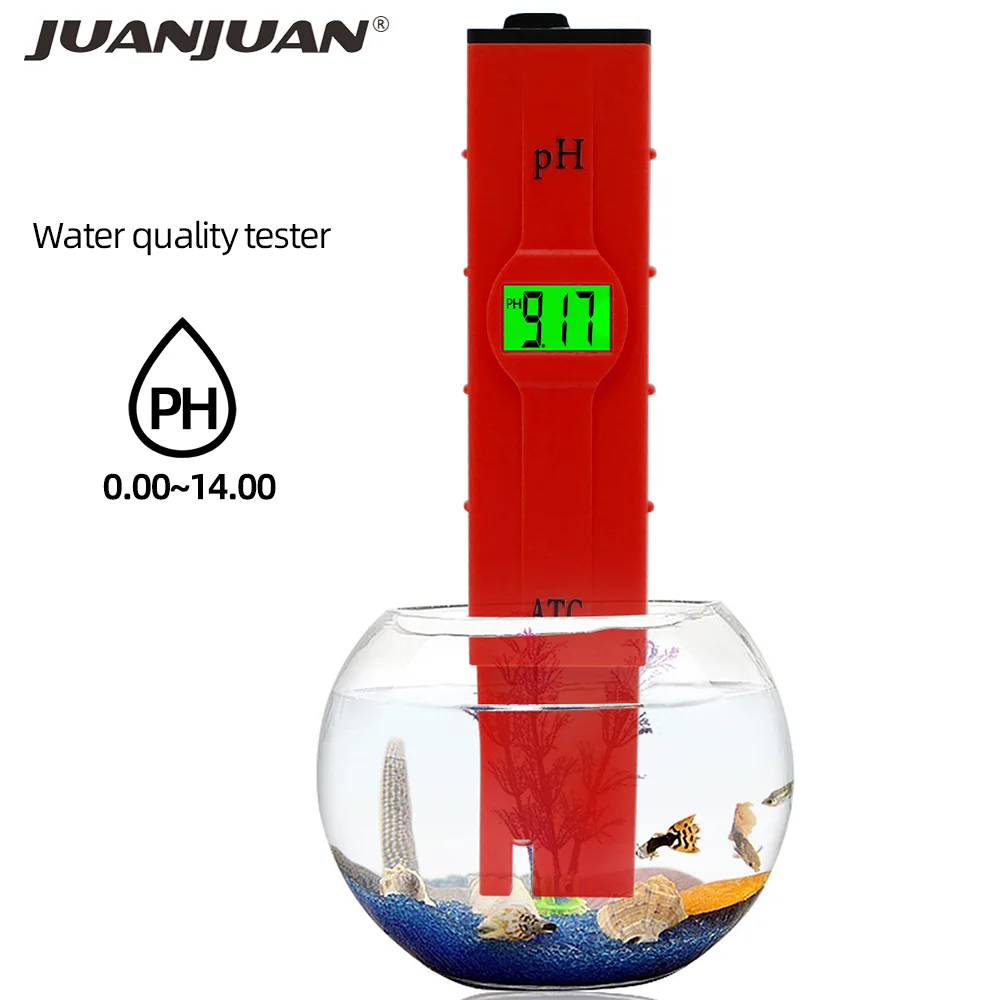 High Accuracy PH Meter LCD Backlight Digital Water Quality Detector Original Pocket Pen Water Analyzer Drinking Pool