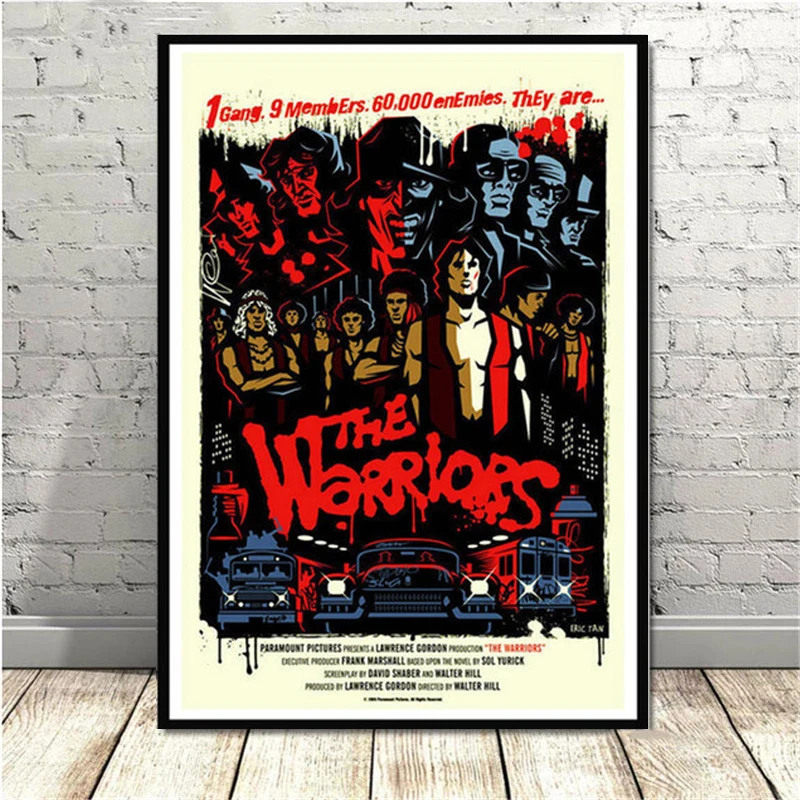 

Classic Movie THE WARRIORS Print Art Canvas Poster For Living Room Decor Home Wall Picture