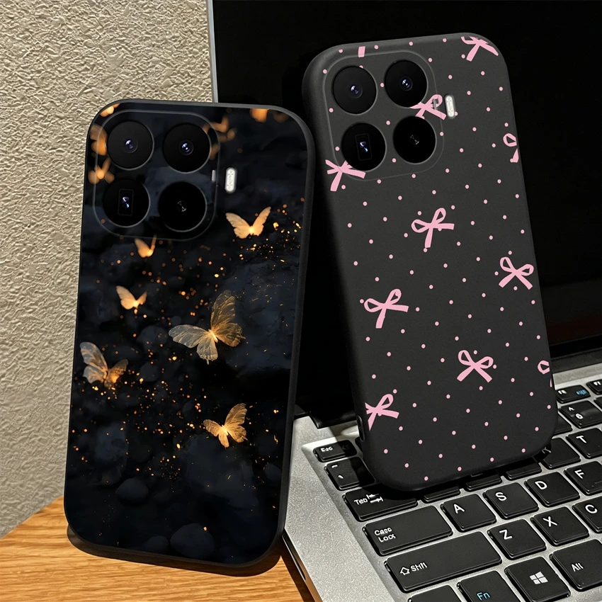 Abstract Art Print Matte Silicone Scratch-Resistant Phone Case - Lightweight Coque