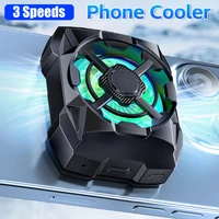 Refroidisseur de téléphone portable aste avec lumière bleue, sans fil, magnétique, téléphone portable, 3 vitesses réglables, ventilateur de refroidissement 1