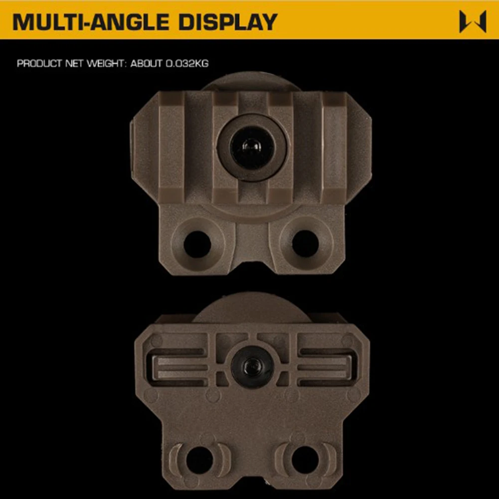 Nylon Helmet Light Adapter for Airsoft Hunting Accessories