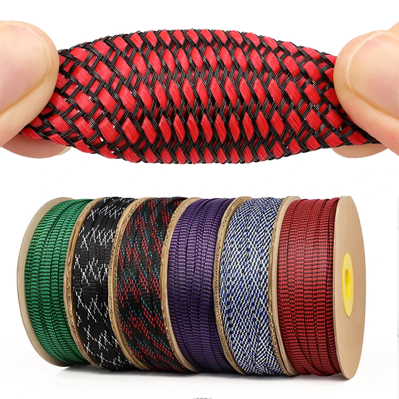 Premium Braided Cable Sleeve - Flexible Dust-Proof Wire Protection Wrap