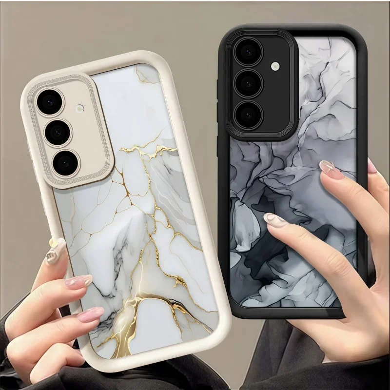 Colored Marble Pattern Phone Case Cover