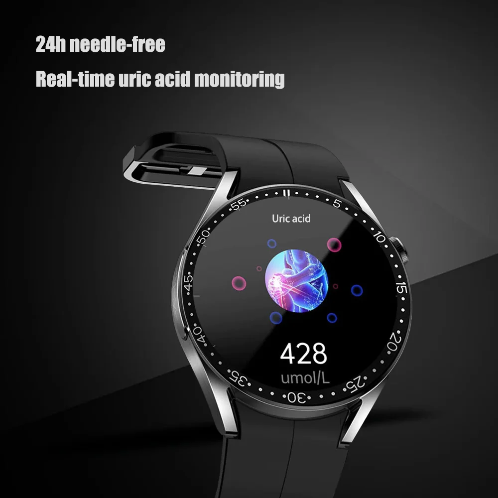 Blood Glucose Watch Heart Rate Blood Pressure Blood Oxygen Temperature Monitoring Health Sports Waterproof Non-Invasive Glucose - Image 5