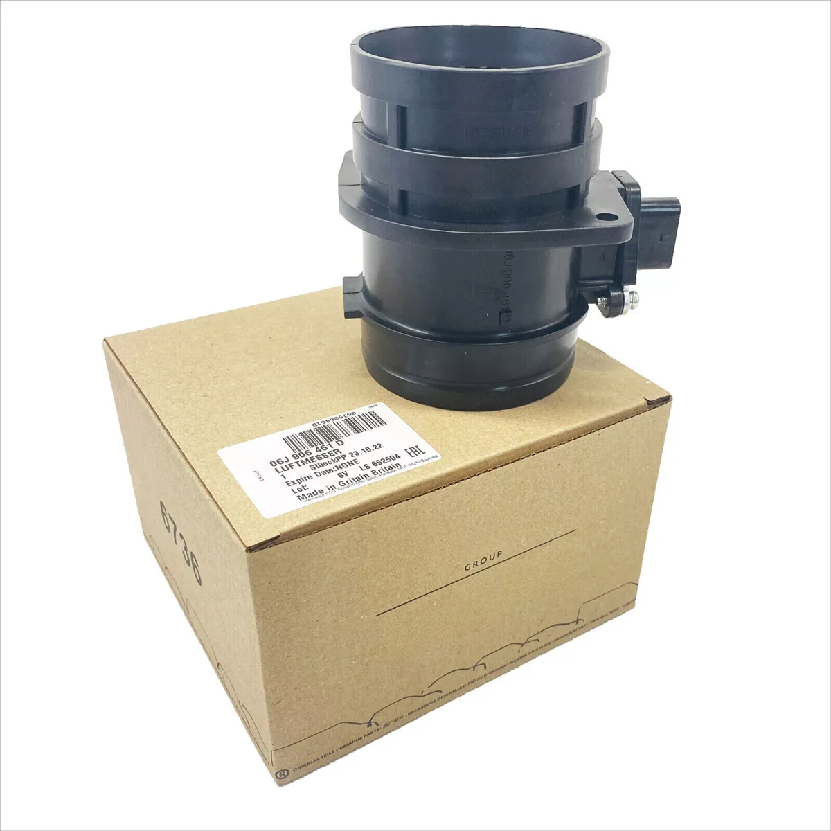 NEW 06J906461D,06J 906 461D,06J-906-461-D Air Mass Flow Sensor Meter MAF for Audi A4 A5 A6 Quattro Q3 allroad 2.0L