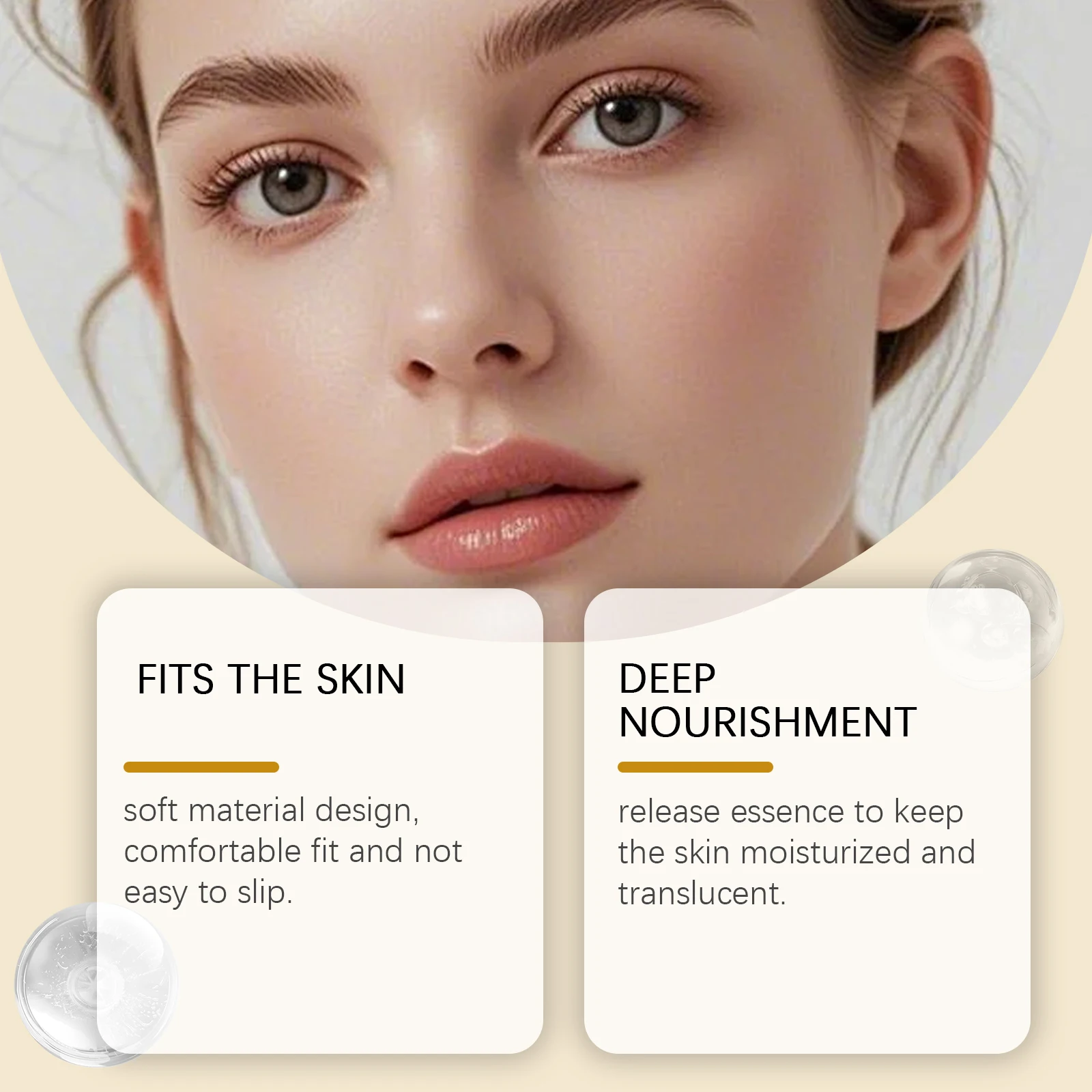 Collagen Protein Soluble Patches For Forehead And Eye Firming_voghion.com