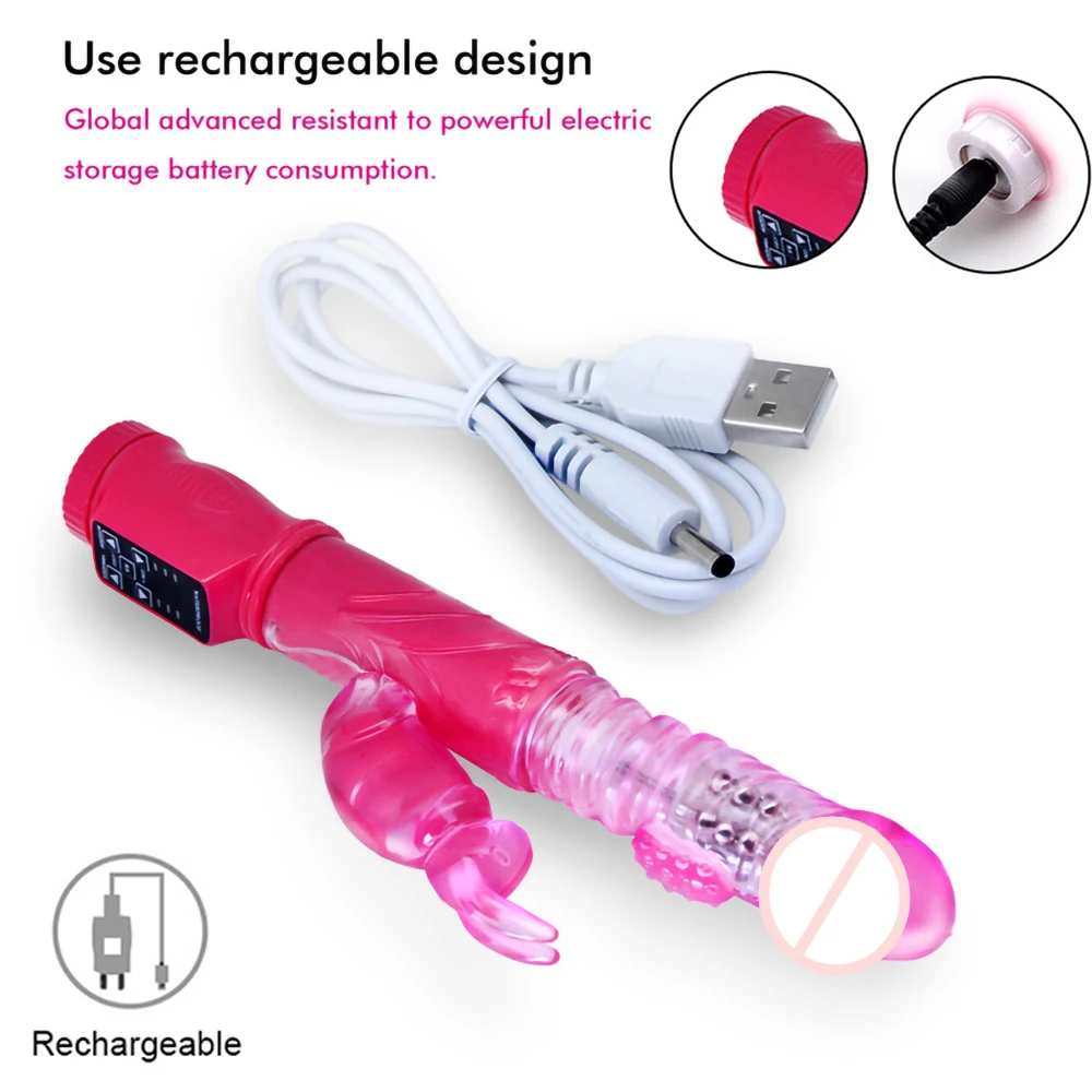 G Spot Powerful Vibrator Sex Toys for Women Dildo Vibrating Vagina Clitoris Sucker Massager Rechargeable Vibration Adult Sex Toy