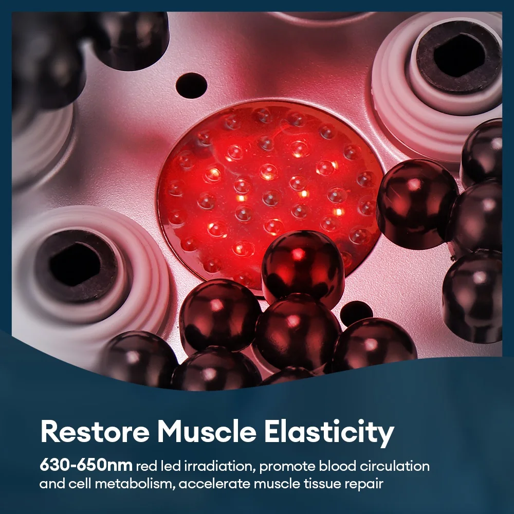 66-Head Electric Fascia Gun 9Gear Intensity High Frequency Vibration Body Massage Gun Back Waist Neck Massager Muscle Masajeador