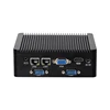 Fanless Industrial mini pc with 1xDDR4 2xGbE LAN 4xCOM RS232/RS485 4xUSB3.2 2xUSB2.0 Inter Celeron N5100 support WIN10 LINUX 3