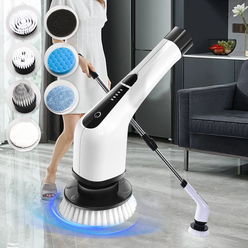 Electric Cleaning Brush Walls Tiles Electric Household Cleaning Brush 7 1 Aliexpress