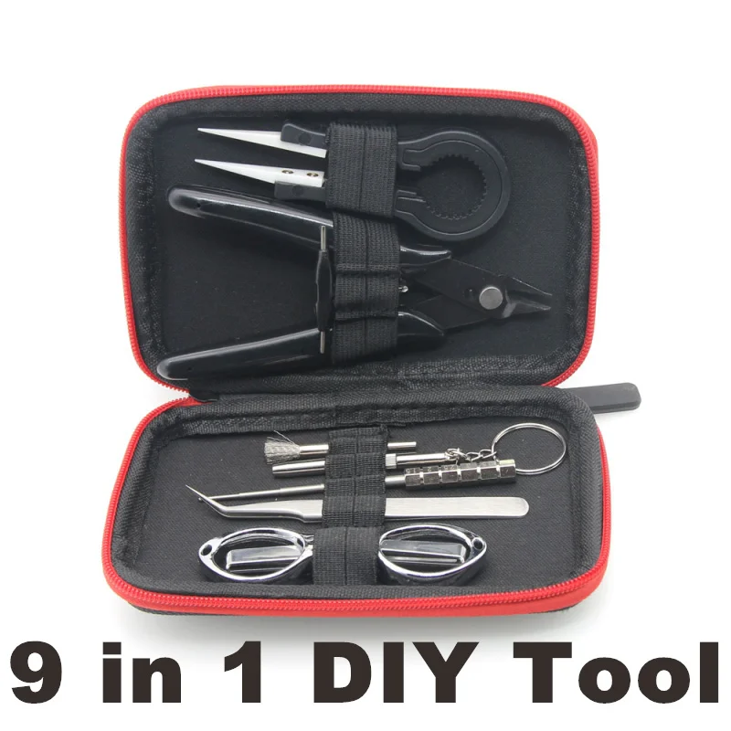 DIY Tool Set Kit Ceramic Tweezers Pliers Wire Band Coil Jig Cotton Brush Screw Drive Accessories 1