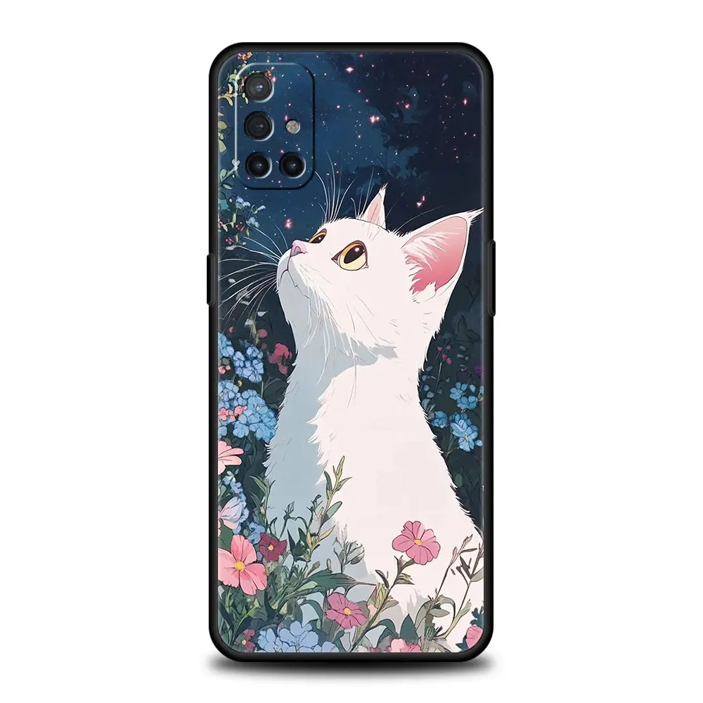 Cat Van Gogh Starry Sky Art Phone Case Cover