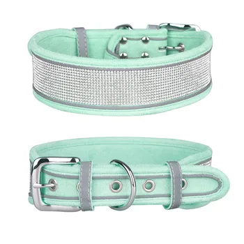 Fashion High-end Crystal Diamond Studded Pet Collar For Small Medium Dog Adjustable Pet Neck Accessory 3