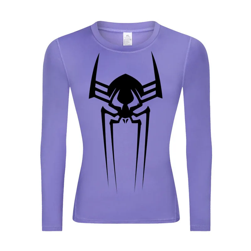 2099 Women's Compression Shirt Long -sleeved Fitness Tight -Fitting Second Layer Skin Fast Dry Sportswear Gym Workout Clothing