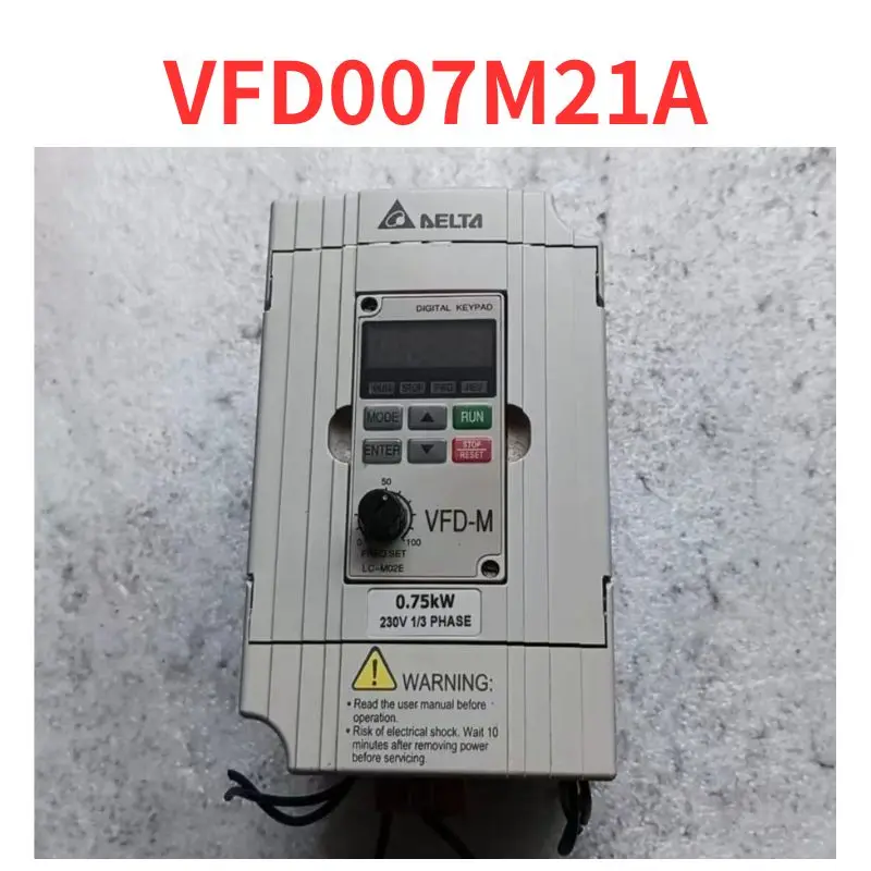 

Second-hand VFD007M21A inverter test OK Fast Shipping