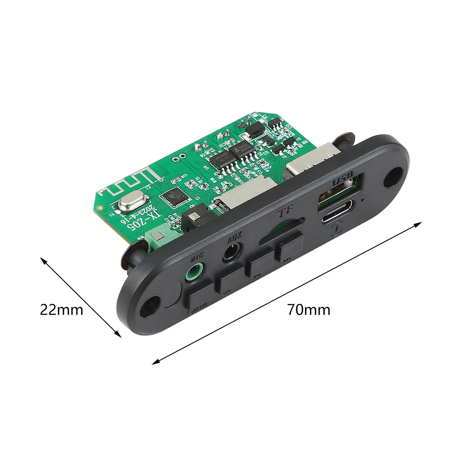 MP3 Audio Decoder Board Build in Speaker Amplifier Digital Display Amplifier Bluetooth Decoder Card Stereo Audio Receiver Module