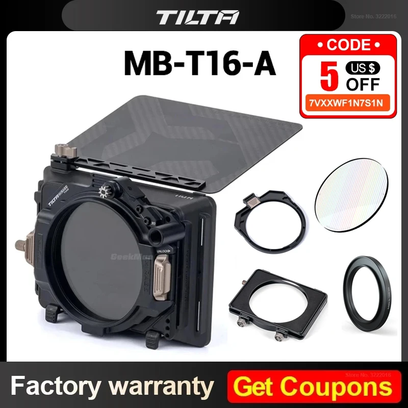 TILTA MB T16 A 4x5.65" Mirage Matte Box Mirage Motorized VND Kit A
