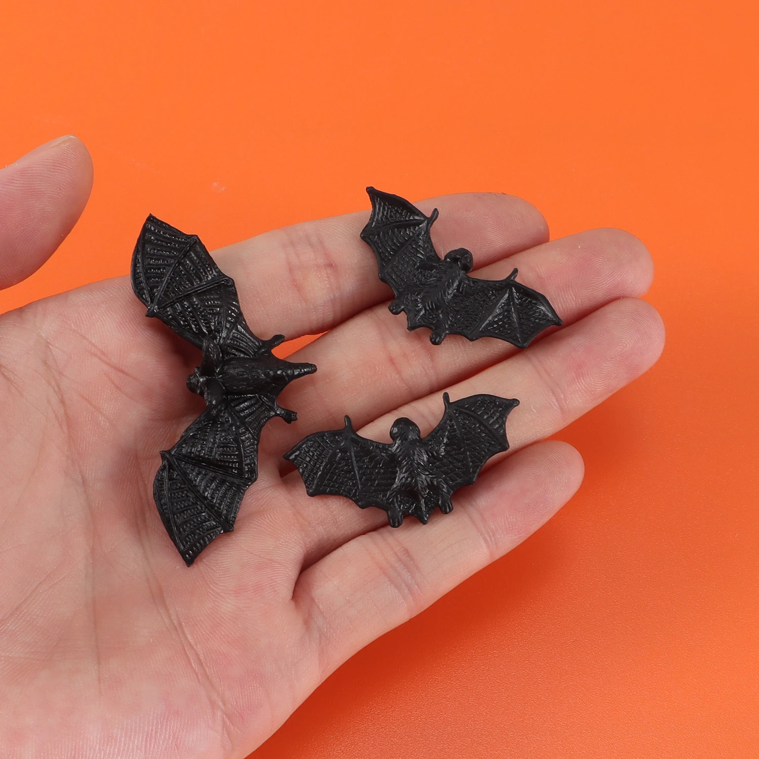 5 Stück Halloween künstliche Plastik maus leuchtende Fledermaus Halloween Party Dekor für Home Bar Spukhaus gruselige Requisiten Kinder Trick Spielzeug – Detail 8