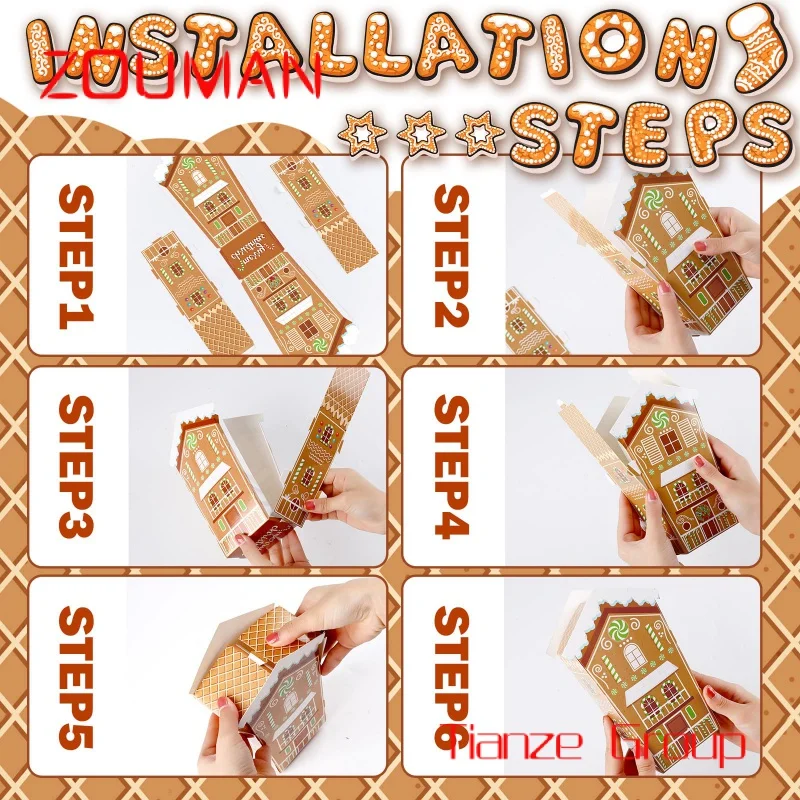 Рисунок 5 - Новогодние коробки с календарём и имбирным человеком