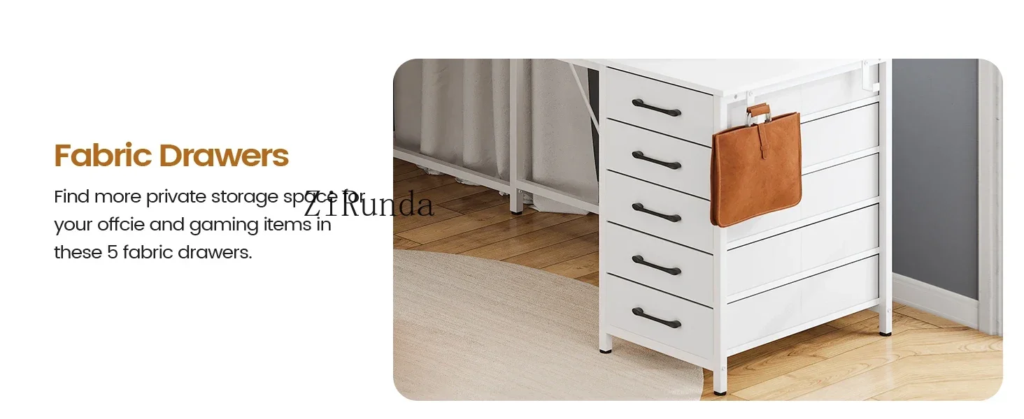 computer desk with drawer