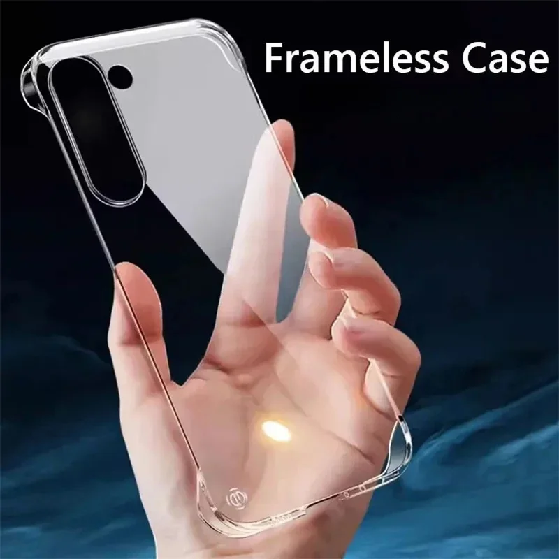 Sleek & Transparent Frameless Phone Case with Enhanced Camera Protection
