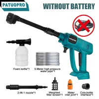 Cordless Electric Cleaning Gun With 6In1 Spray Nozzle High Pressure Cleaning Garden Spray Gun For Makita 18V Battery(No Battery) 1