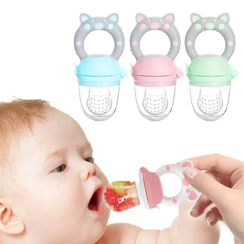 Pig Handle Pacifier Feeder For Baby 1pc