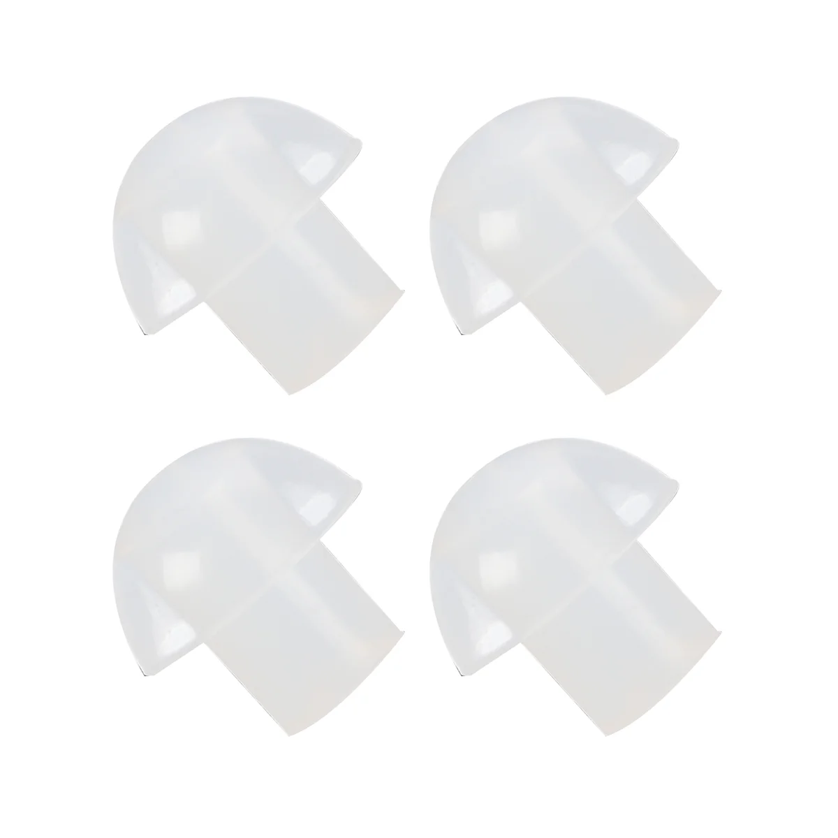 

80Pcs Silicone In-Ear Earbuds Mushroom Eartip Ear Bud for Radio Earpiece Headset