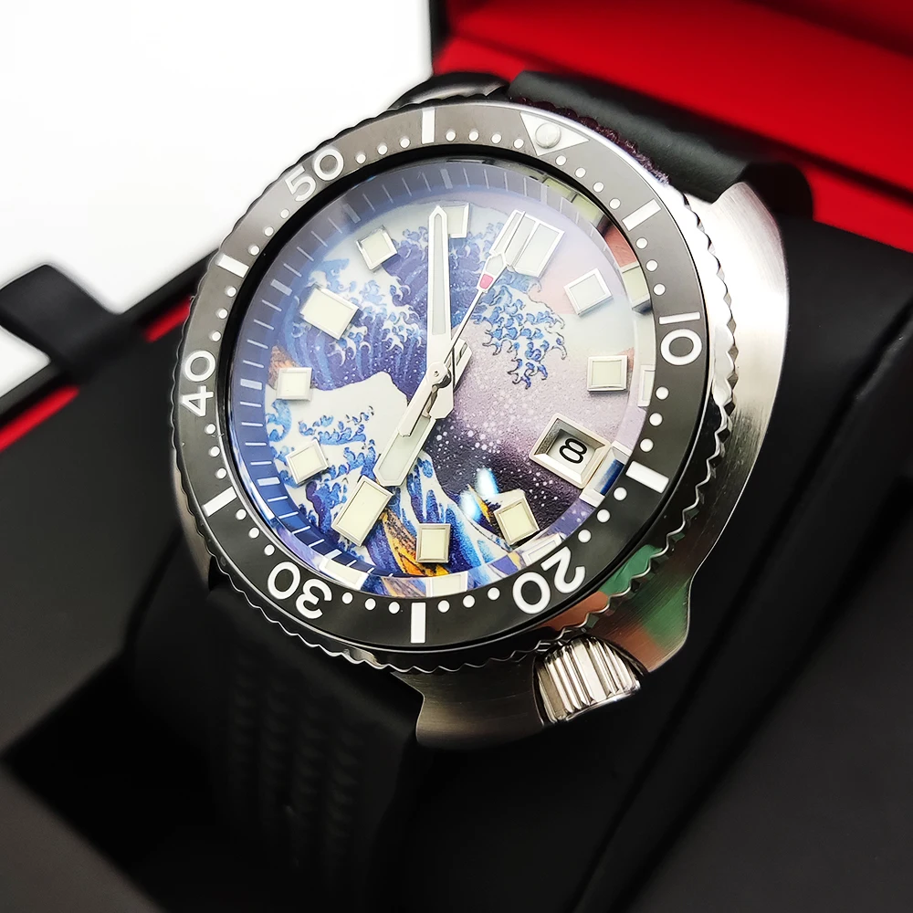 日本のメンズムーブメント自動巻き時計,高級機械式時計,頑丈な発光