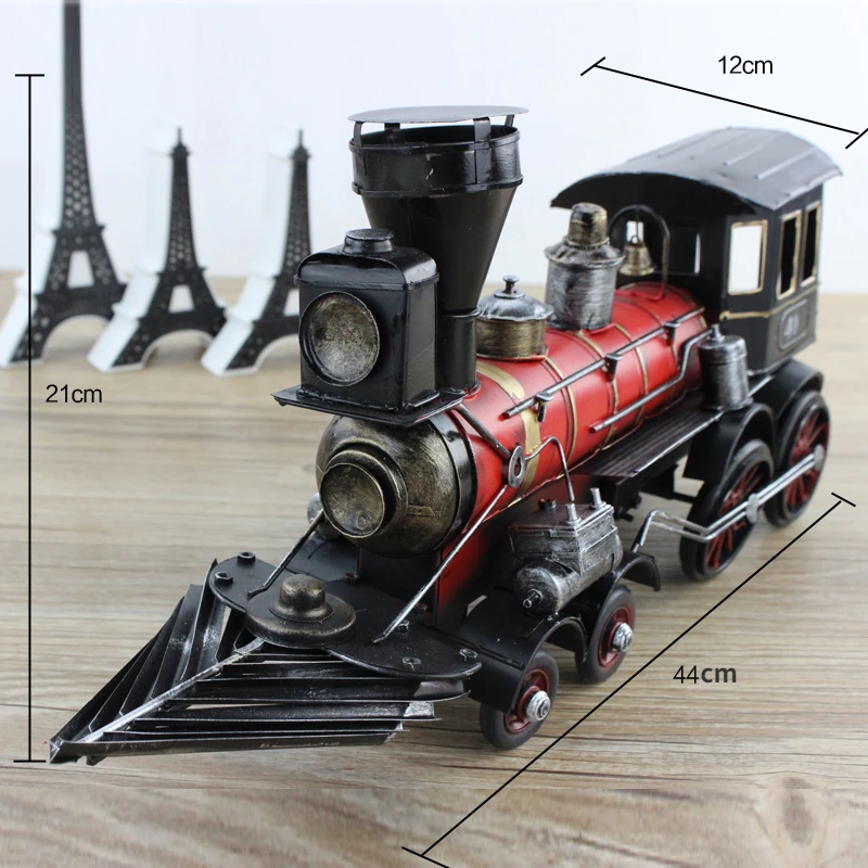 American vintage iron steam engine train model HC001 adult collection display Christmas birthday gifts