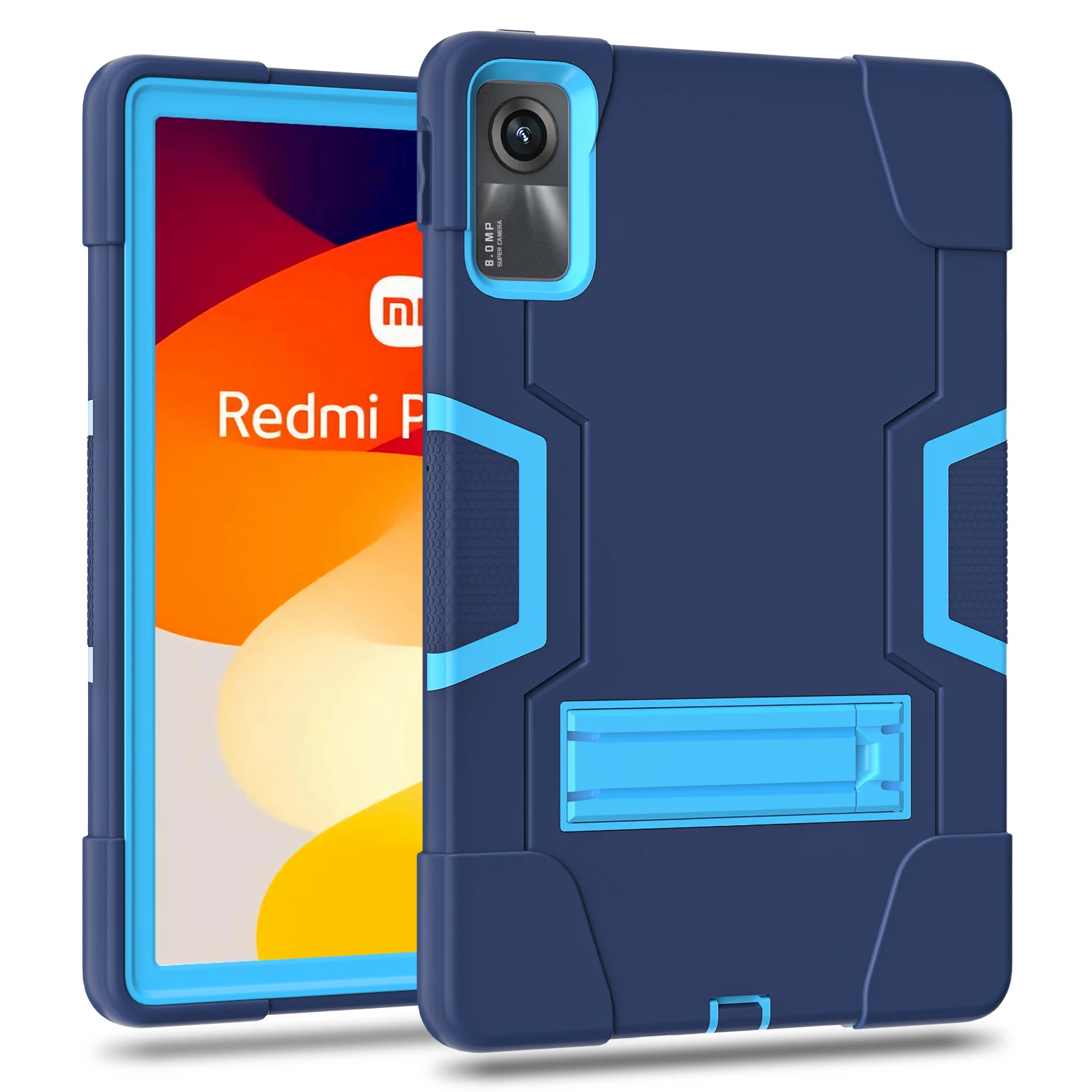Durable Hybrid Stand Armor Case for 11 Tablets - PC Silicon Protection
