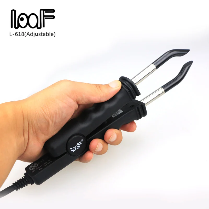 Hair Extensions Fusion Perm Heated Hair Extensions Temperature Controlled Perm Temperature Controlled Iron Keratin Bonding Tool Hair Extension Tool