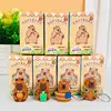 Funny Capybara Keychain  Animal Key Chain Backpack Handbag Pendant Blind Box  Creative Capybara Decorations random style 3