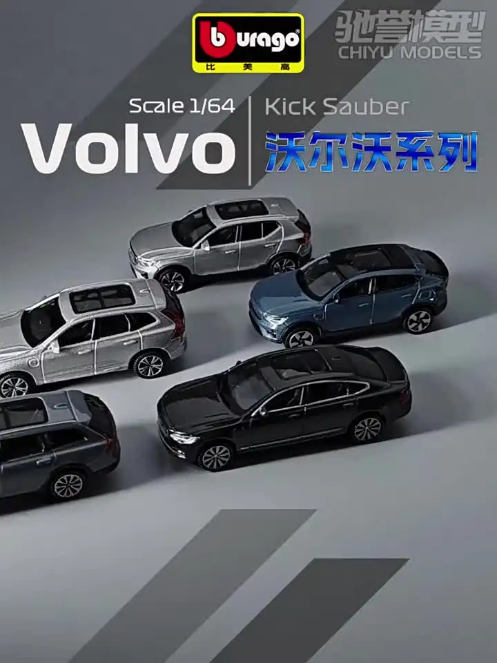 1:64 Volvo XC60 XC40 S90 C40 V90 XC90 Alloy Car Diecasts & Toy
