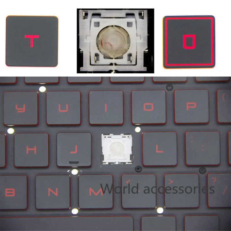 Keycap Key Cap Per Hp Omen Plus 17-Cb Muslimforbici Tastiera Fermo Clip Cerniera