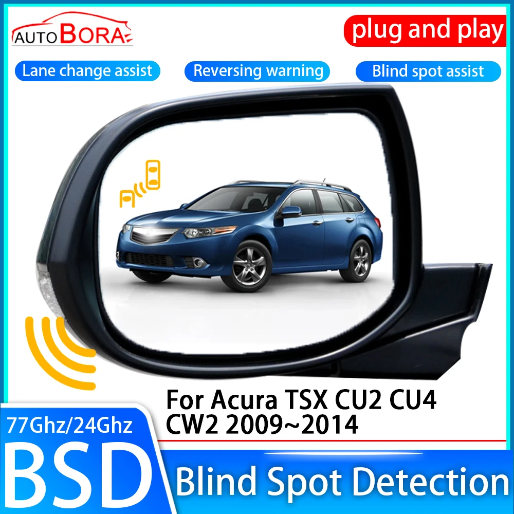 ZhuCamX Car Blind Spot Detection System BSD BSA BSM Sensor Drive Rear Mirror Monitoring for Acura TSX CU2 CU4 CW2 2009~2014