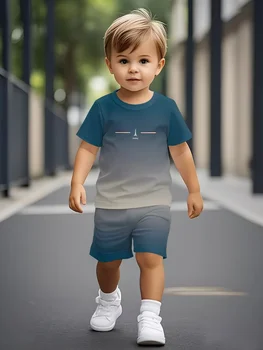 Boys Tee Shirt and Short Set 1