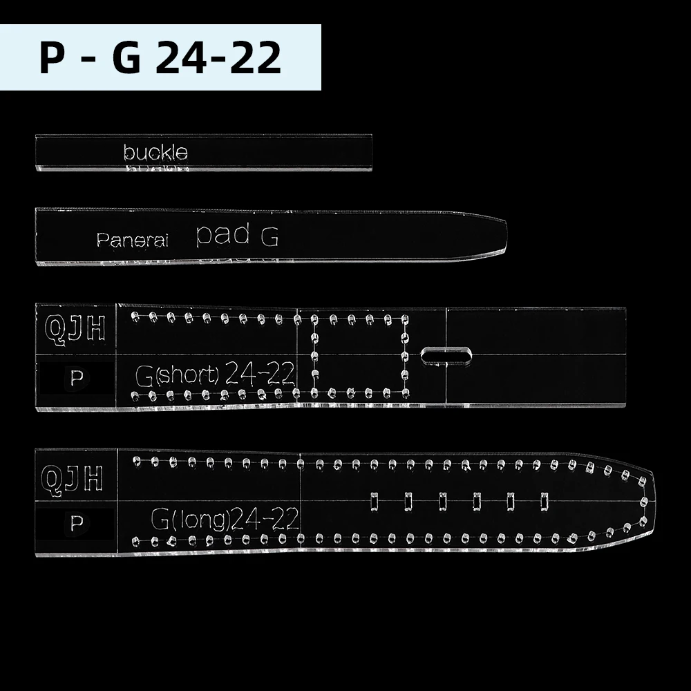 Transparent Acrylic Watch Strap Template - Leather Craft Tool