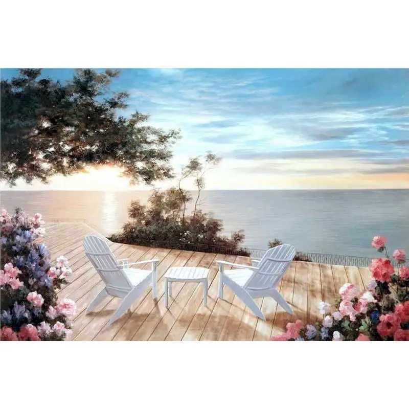 

GATYZTORY Oil Painting By Numbers Landscape 60x75cm DIY Paint By Numbers On Canvas Seascape Frameless Handpaint Home Decor